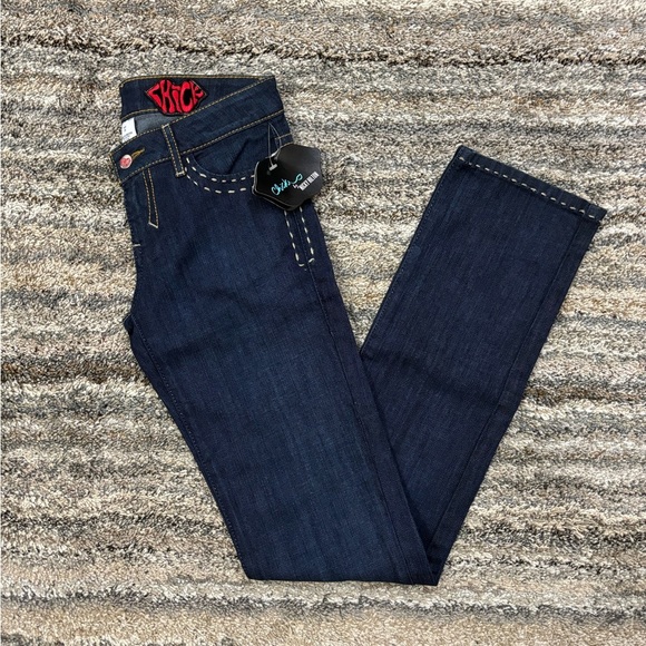 Y2K Low Rise Jeans Sz 25 NWT | Chick By Nicky Hilton Low Rise Mini Bootcut Jeans - Picture 16 of 16